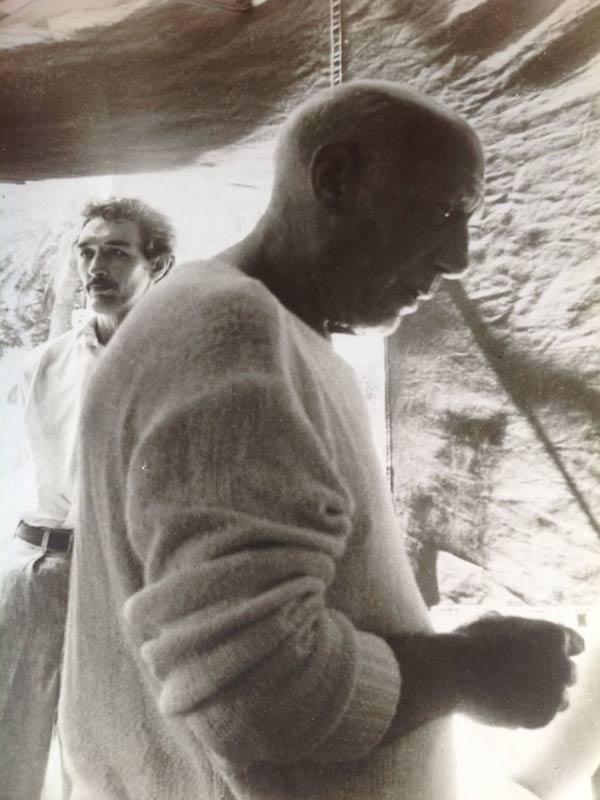 Foto di Picasso insieme a Franco Cardinali